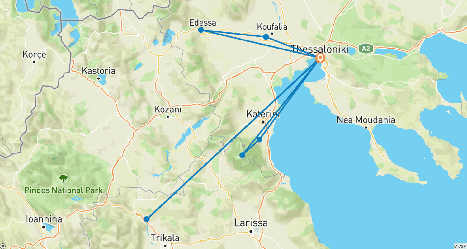 Mapa trasy: Małe Skarby 6 Dni/5 Nocy W Każdy Niedzielę