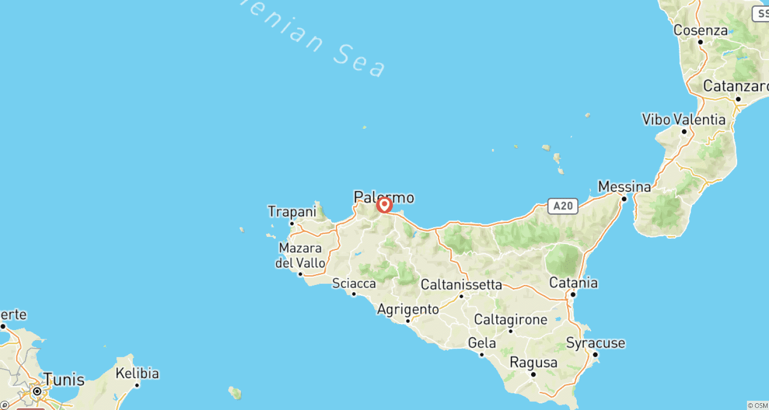 Mapa trasy: 4 Day Self Guided Palermo, Italy