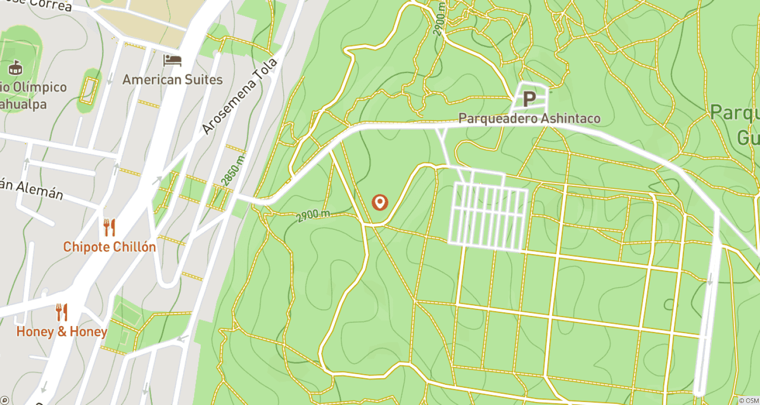 Mapa trasy: Welcome to Quito 3D/2N
