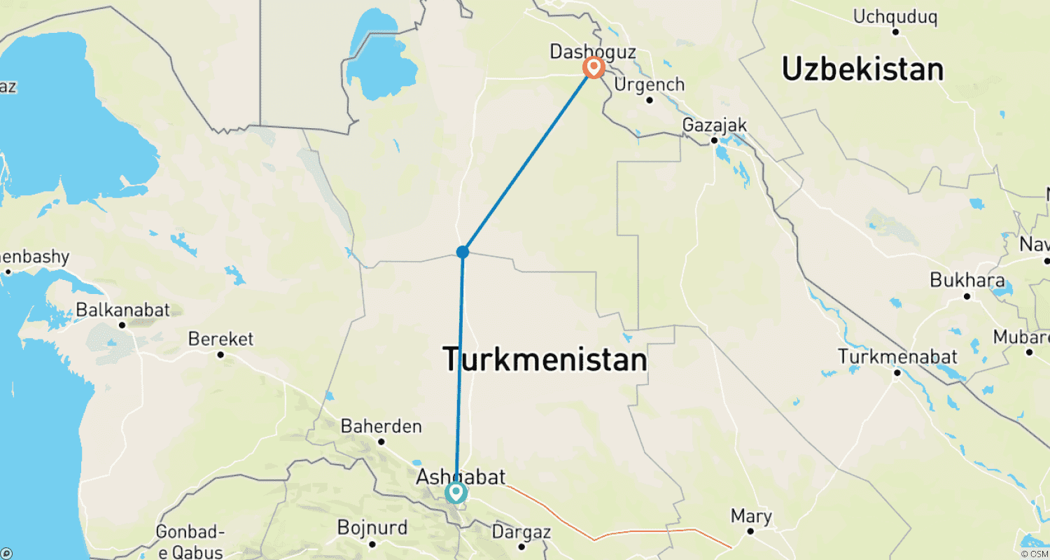 Door to Hell Tour to Turkmenistan - Private Tour