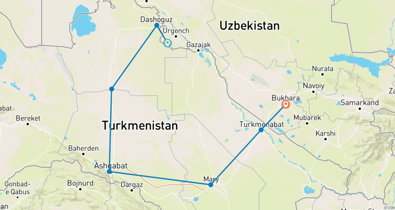 Cultural Tour to Turkmenistan - Private Tour