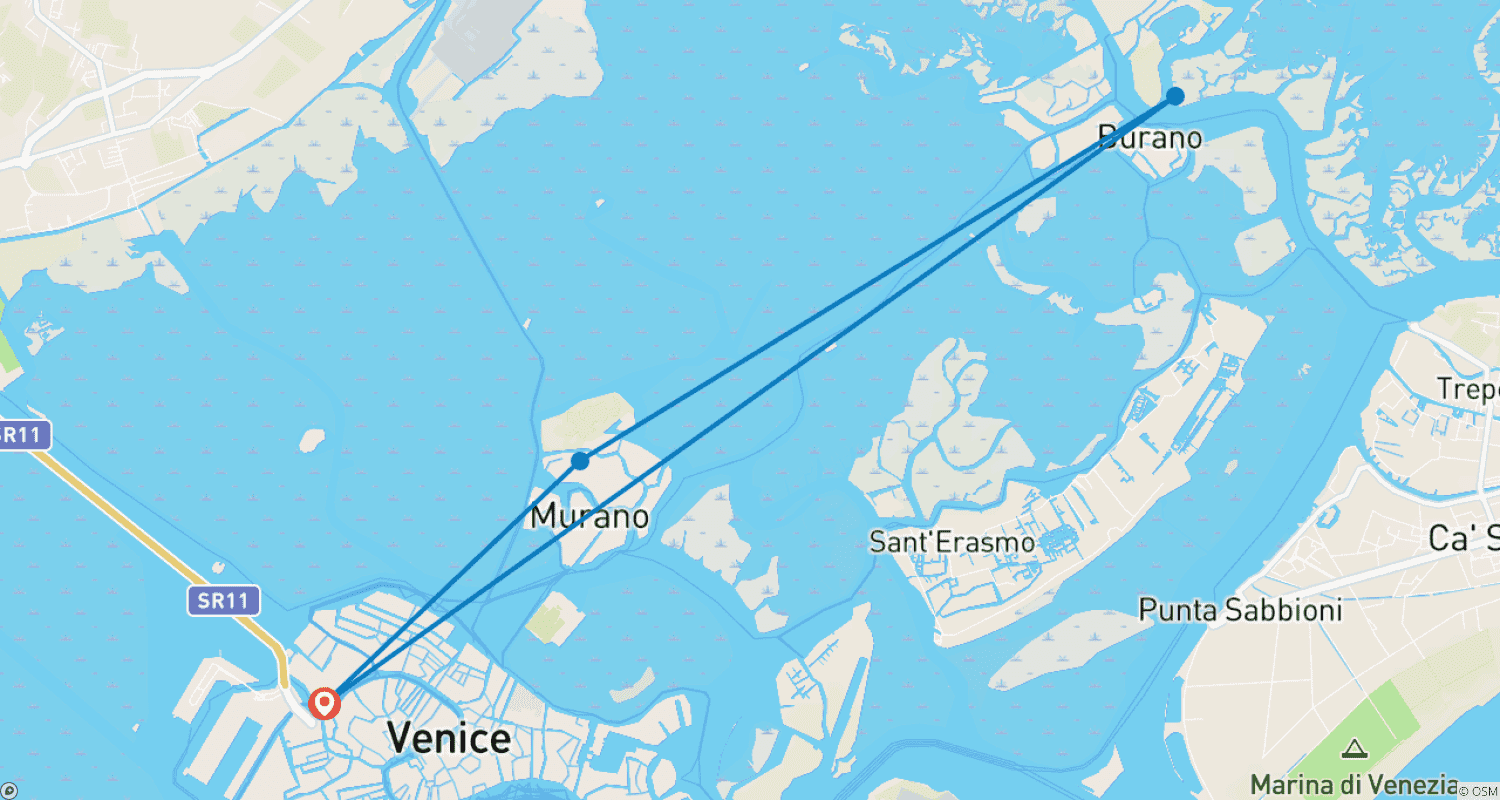 7 Days in Venice: The Ultimate Italian Getawayのルートマップ