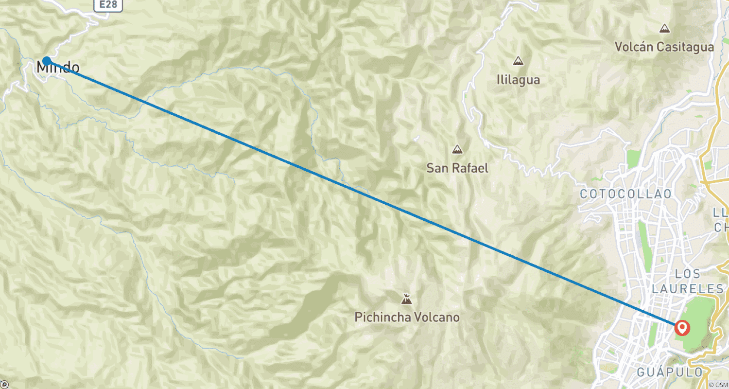 Mapa trasy: Ecuador Unveiled: Her 7-Day Solo Discovery