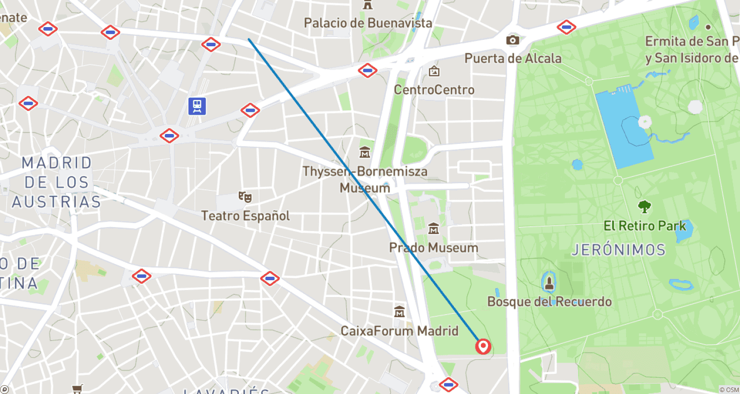 خريطة مسار Madrid: Where Life Meets Culture