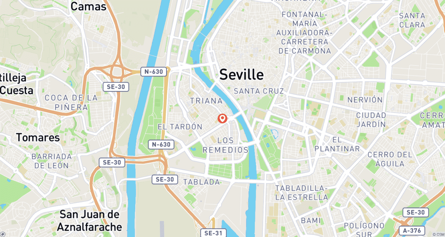خريطة مسار Seville City Break