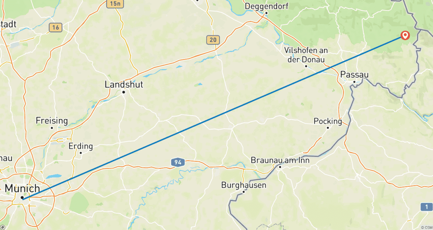 Mapa trasy: Piwne Doświadczenie w Niemczech