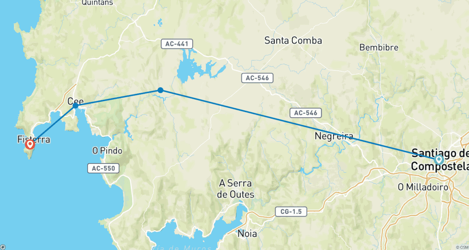 Way of St. James From Santiago to Finisterre 7 Days
