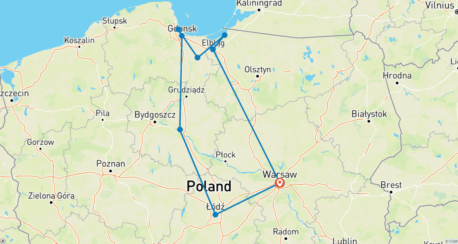 Polish Triangleのルートマップ
