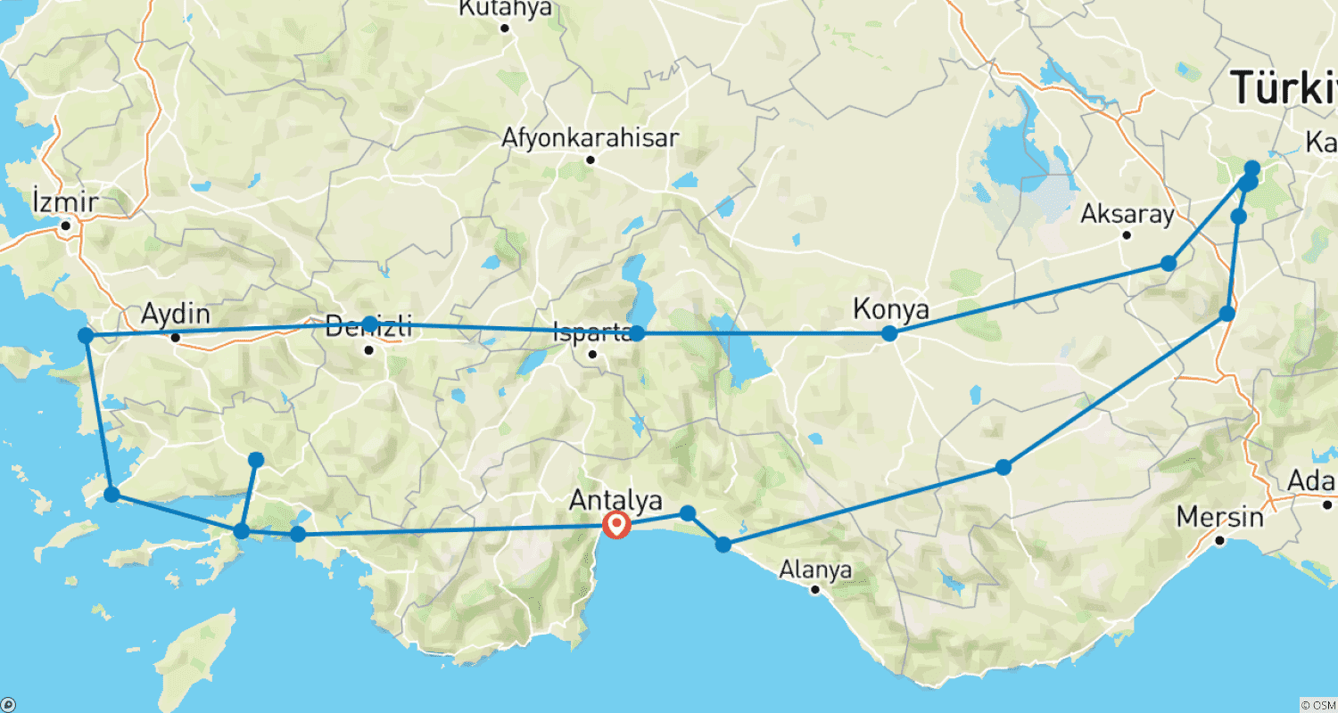 Mapa trasy: Turkish Ring