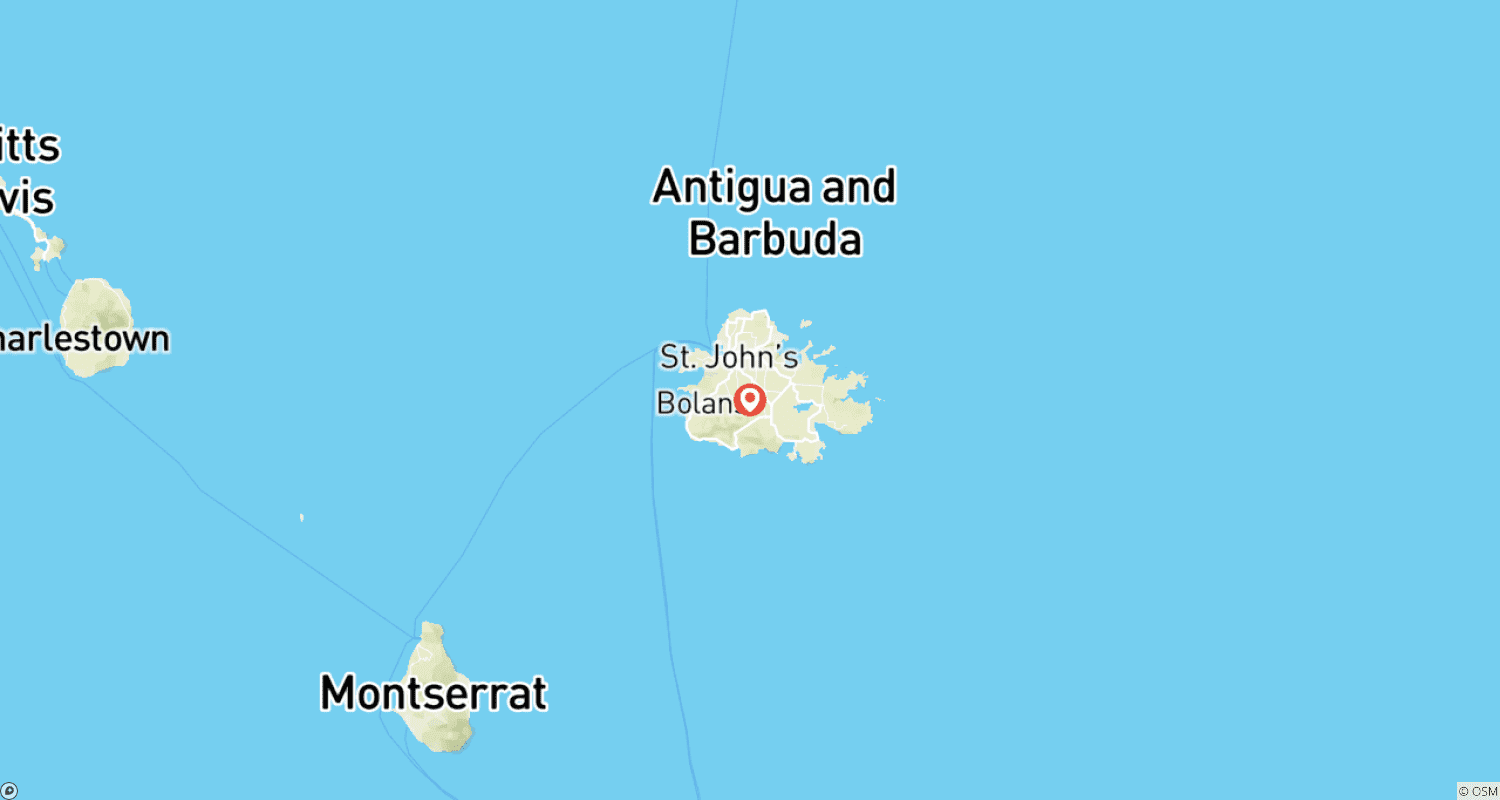 خريطة مسار Antigua Barbuda Family Package 6 Days/5 Nights