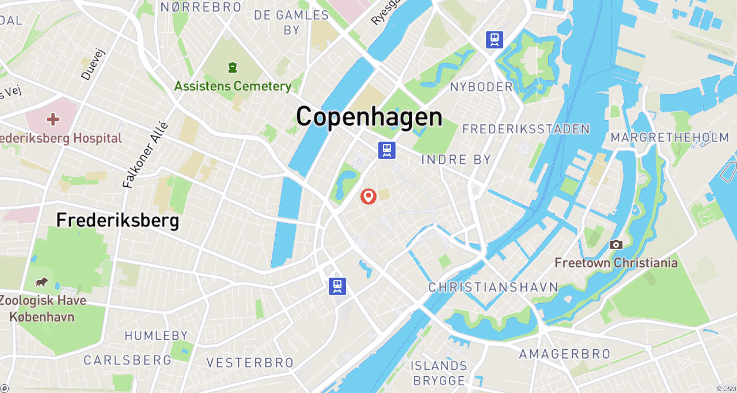 Mapa do percurso de Viagem Curta a Copenhaga (5 Dias)