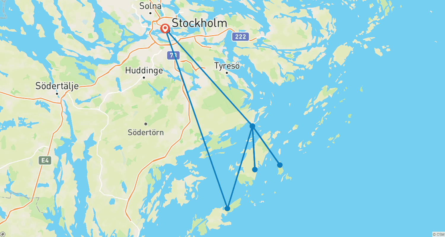 Sweden - Hiking at the gates of Stockholm 8 Days