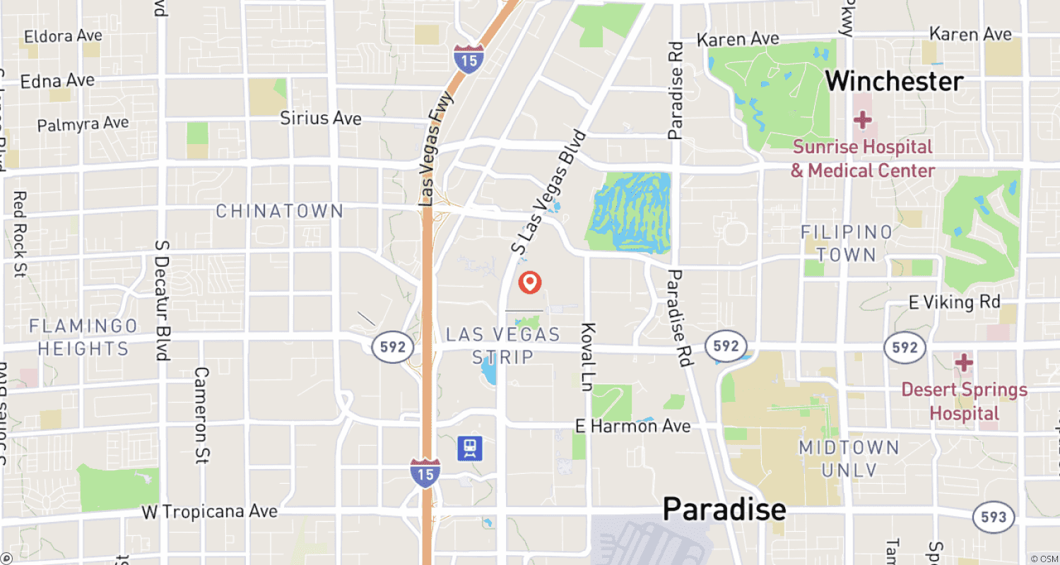 Mapa do percurso de Viva Las Vegas: Aventura de 4 Dias