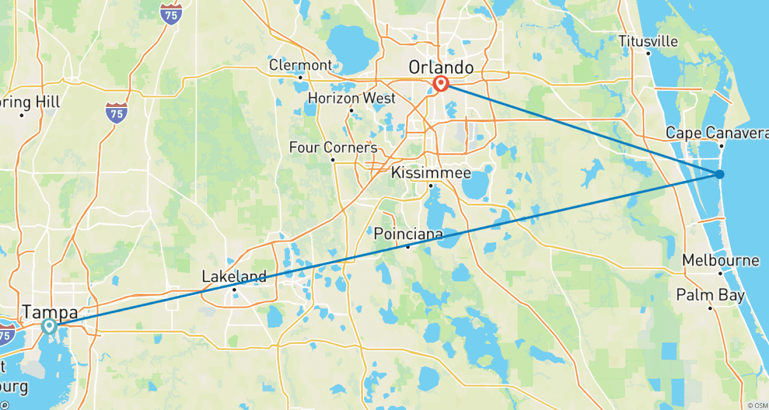Mapa trasy: Sunshine State Family Journey: Florida’s Greatest Attractions