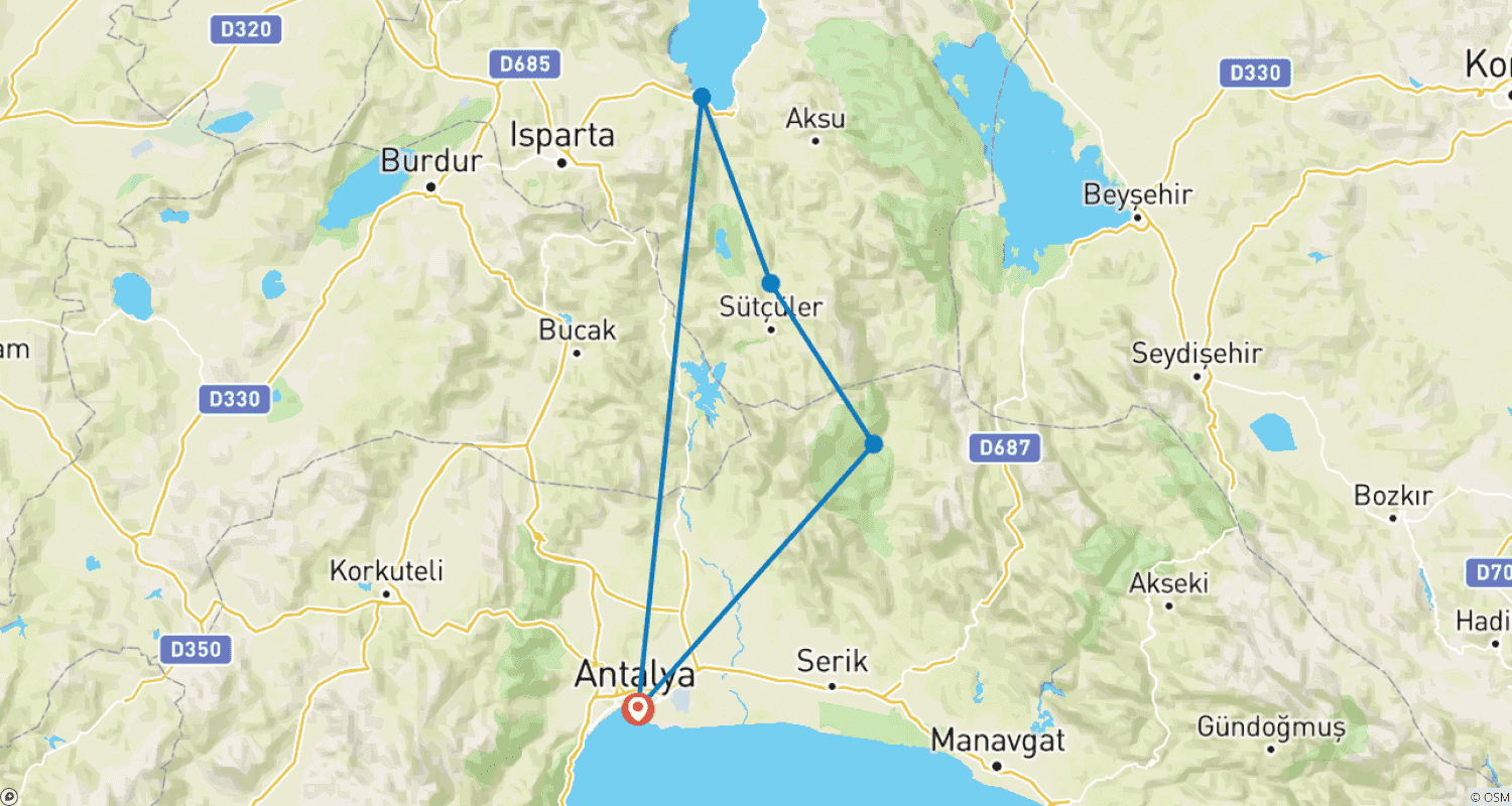 Turkey - The Most Beautiful stages of the Lycian Way between Antalya and Adrasan 8 Days