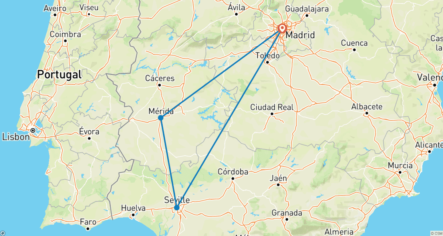 Merida & Seville Explorer - 3 days