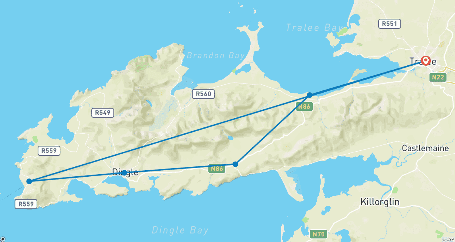 6-day self-guided walk on the Dingle Way - Kerry Camino 6 Days