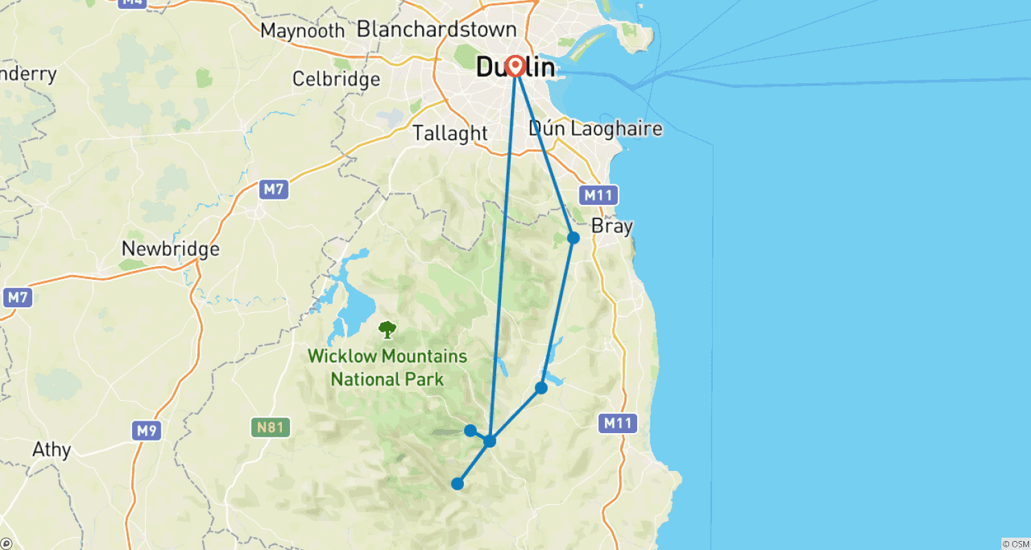 8-day self-guided hike on the Wicklow Way 8 Days