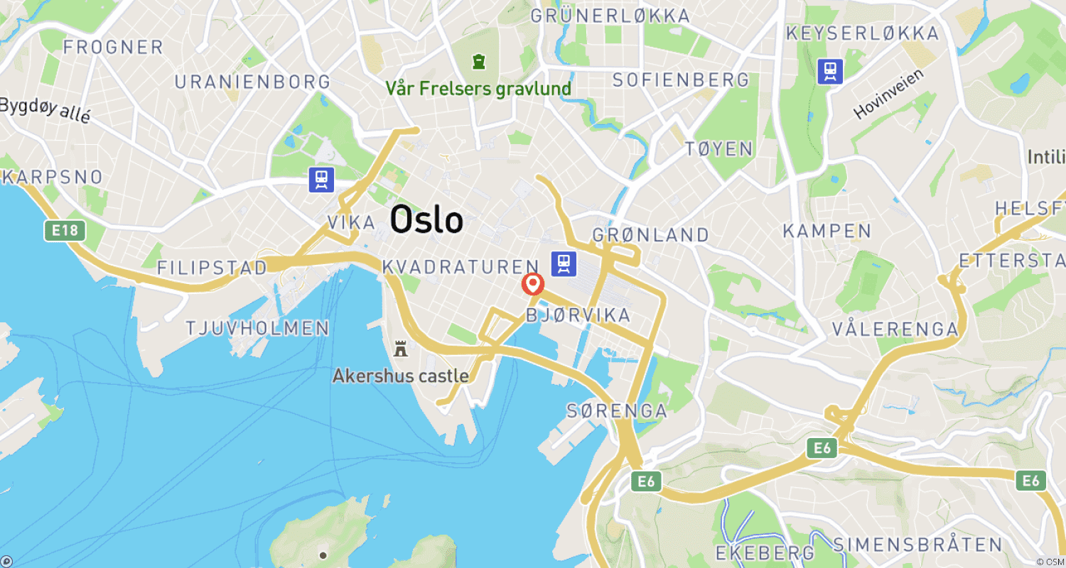 Mapa trasy: Adventure Weekend in Oslo