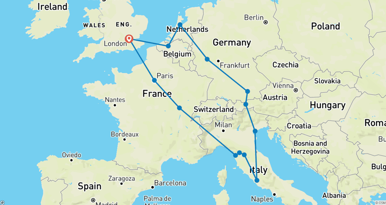 Mapa trasy: Niezbędna Europa