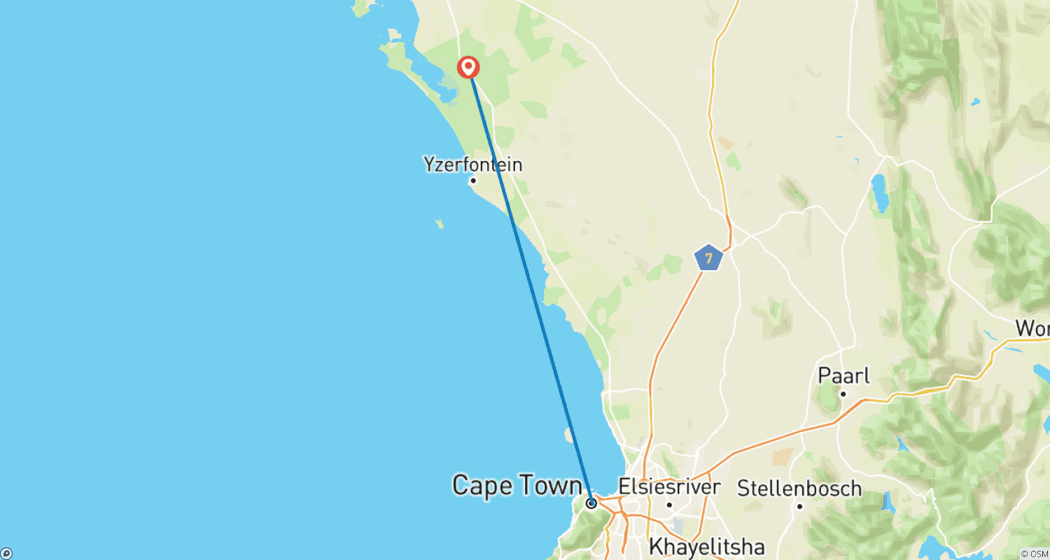 Mapa trasy: West Coast Xplorer