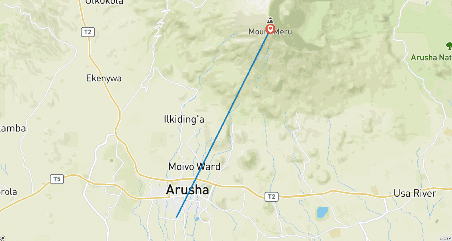 Mapa trasy: Relaksujące Safari Przygodowe