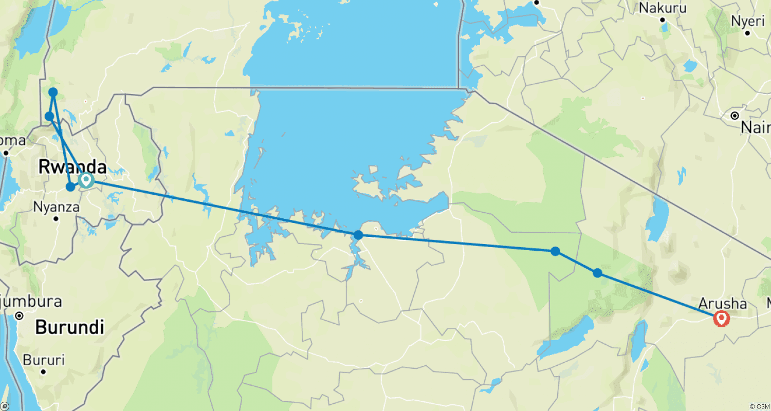 Mapa trasy: Spotkanie z dziką przyrodą