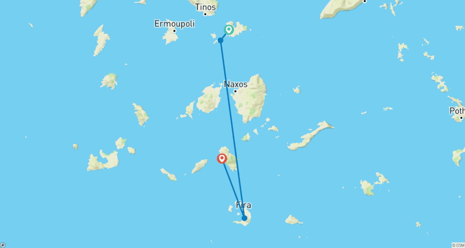 Mapa trasy: Odkrywca 3 Wysp
