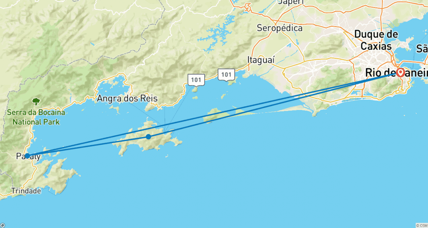 Mapa trasy: Pakiet Stanu Rio