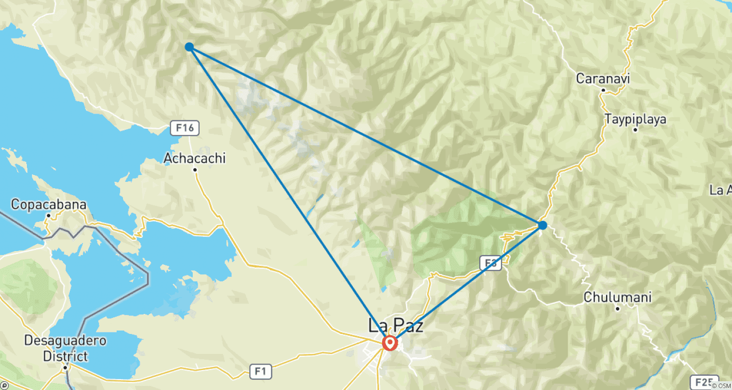 Mapa trasy: Szlak Choro 3D/2N