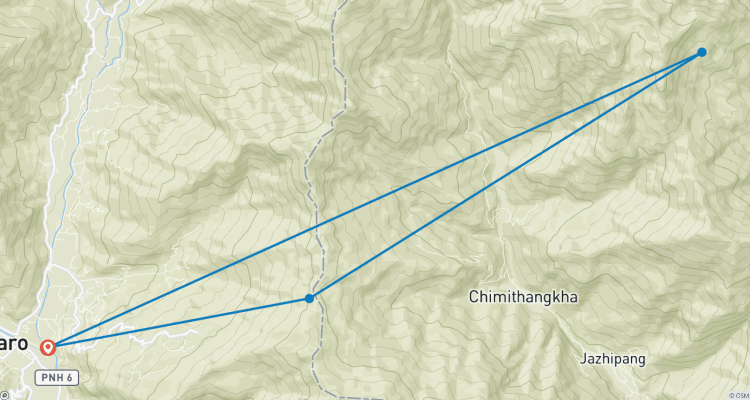 Mapa trasy: Druk Path - (PRIVATE TRIP)