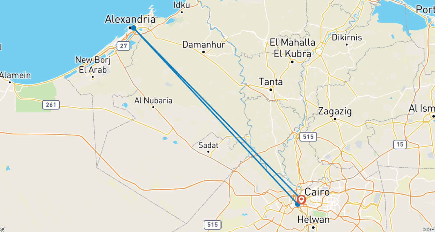 Mapa trasy: Złote Kair