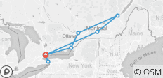  Essence of Eastern Canada (End Toronto, 8 Days) (including Niagara Falls (USA)) - 8 destinations 