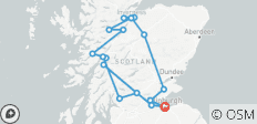  Circuit de 4 jours en petit groupe sur la piste de l\'Outlander au départ d\'Édimbourg, entrées incluses - 18 destinations 