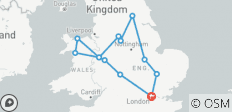  Das Herz von England, Wales &amp; Yorkshire in einer Kleingruppe ab London - 5 Tage - 13 Destinationen 
