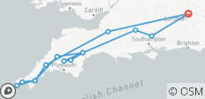  Devon &amp; Cornwall Kleingruppenreise ab London - 5 Tage - 15 Destinationen 