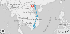  Quer durch Vietnam - 10 Tage - 7 Destinationen 
