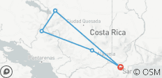  Costa Rica Abenteuerreise (7 Tage) - 6 Destinationen 