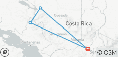  Costa Rica Abenteuerreise (7 Tage) - 4 Destinationen 