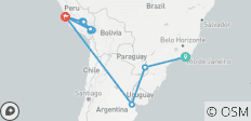  Südamerika Entdeckungsreise (Puno und Titicacasee, 17 Tage) - 15 Destinationen 