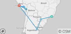  Südamerika Entdeckungsreise (Puno und Titicacasee, 17 Tage) - 19 Destinationen 