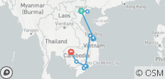  Heritage Line of Vietnam and Cambodia 17-Day - 19 destinations 