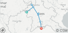  De Laos express – van Chiang Rai naar Vientiane – 7 dagen - 9 bestemmingen 