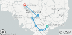  Luxuriöse Mekong- und Tempel- Entdeckungsreise Kreuzfahrt - 8 Tage - 11 Destinationen 