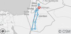  Exploration de la Jordanie 10J/9N - 11 destinations 