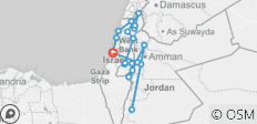  Das Beste aus Israel &amp; Jordanien - 19 Destinationen 