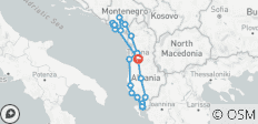  Circuito a Albania y montenegro - 21 destinos 