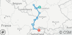  Le Rhin majestueux 2025 - 8 jours (from Francfort-sur-le-Main to Zurich) - 13 destinations 