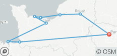  Excursion guidée de 2 jours en Normandie, à Saint-Malo et au Mont Saint-Michel au départ de Paris (PM2) - 10 destinations 