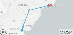  Buenos Aires to Rio Explorer (from Buenos Aires to Mangaratiba) - 14 destinations 